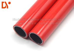 China Red Color Plastic Coated Pipe Anti Corrossion 28mm Diameter Long Service Life wholesale