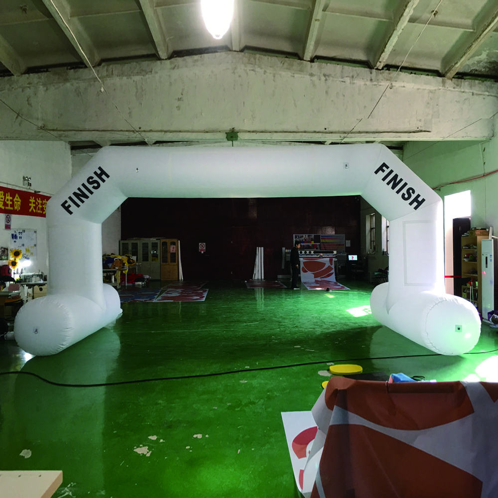 Entrance Door Inflatable Finish Arch CE Certificate With LED Light