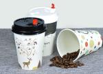 Insulated Recycled Paper Coffee Cups With Food Grade Polyethylene Lamination