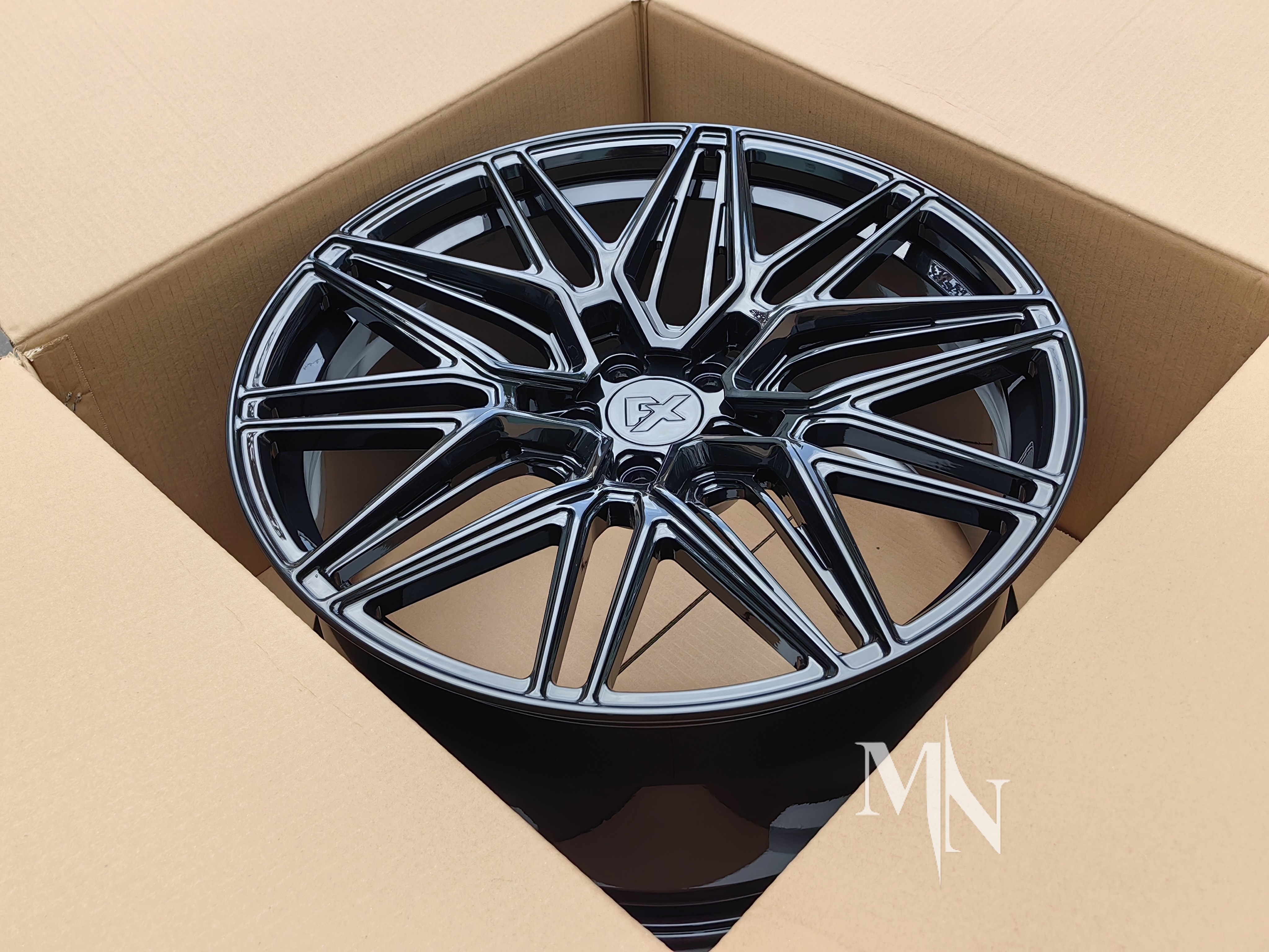 Vossen HF7 Gloss Black Wheels For Audi RS6 C5 C6 C7 C8 18 19 20 21 22 Inch Custom Avant Rims