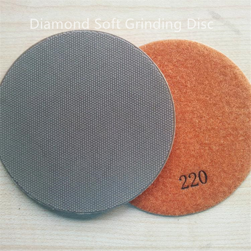 50mm Soft Grinding Disc Resin Bonded Diamond Without Inner Hole