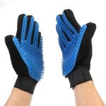 Flexible Five Finger Pet Comb Glove Gentle Dog Brush Glove For Long Short Hair