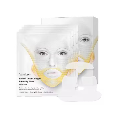 Quality Retinol & Collagen Anti-Aging Facemask Skin Tightening & Deep Hydration Anti-Wrinkle Sheet Mask for sale