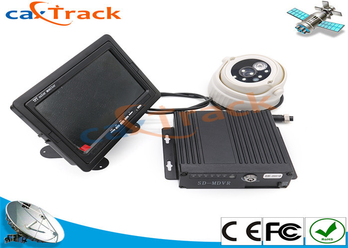 RJ45 Vehicle Blackbox Mobile DVR Full HD And Hard Disk 4 CH Video Recorder