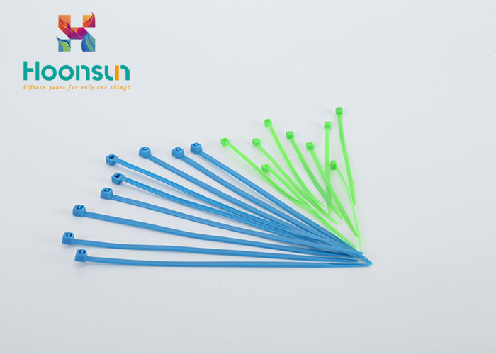 Customized Color Self Locking Nylon Cable Zip Ties Acid / Corrosion Resistant