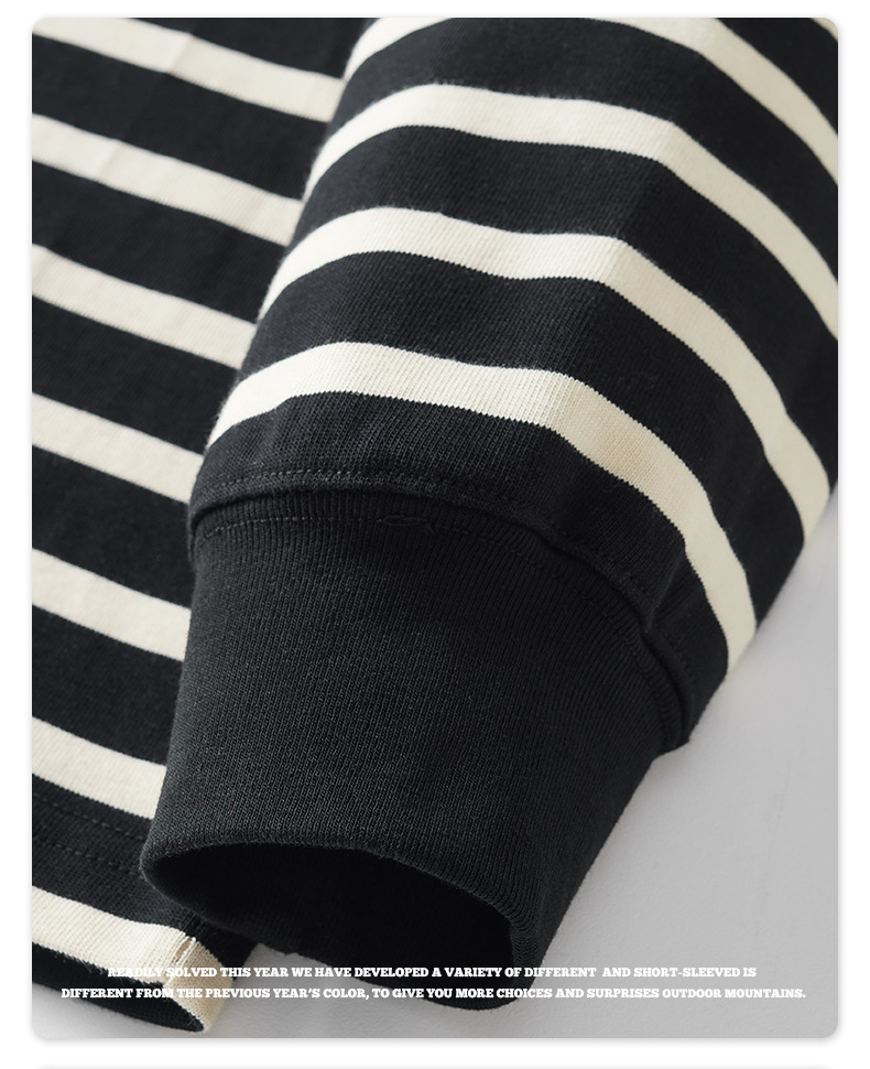 Women'S Over Oversized Crewneck Sweatshirt Loose Basic Striped Tshirt 100% Cotton Men