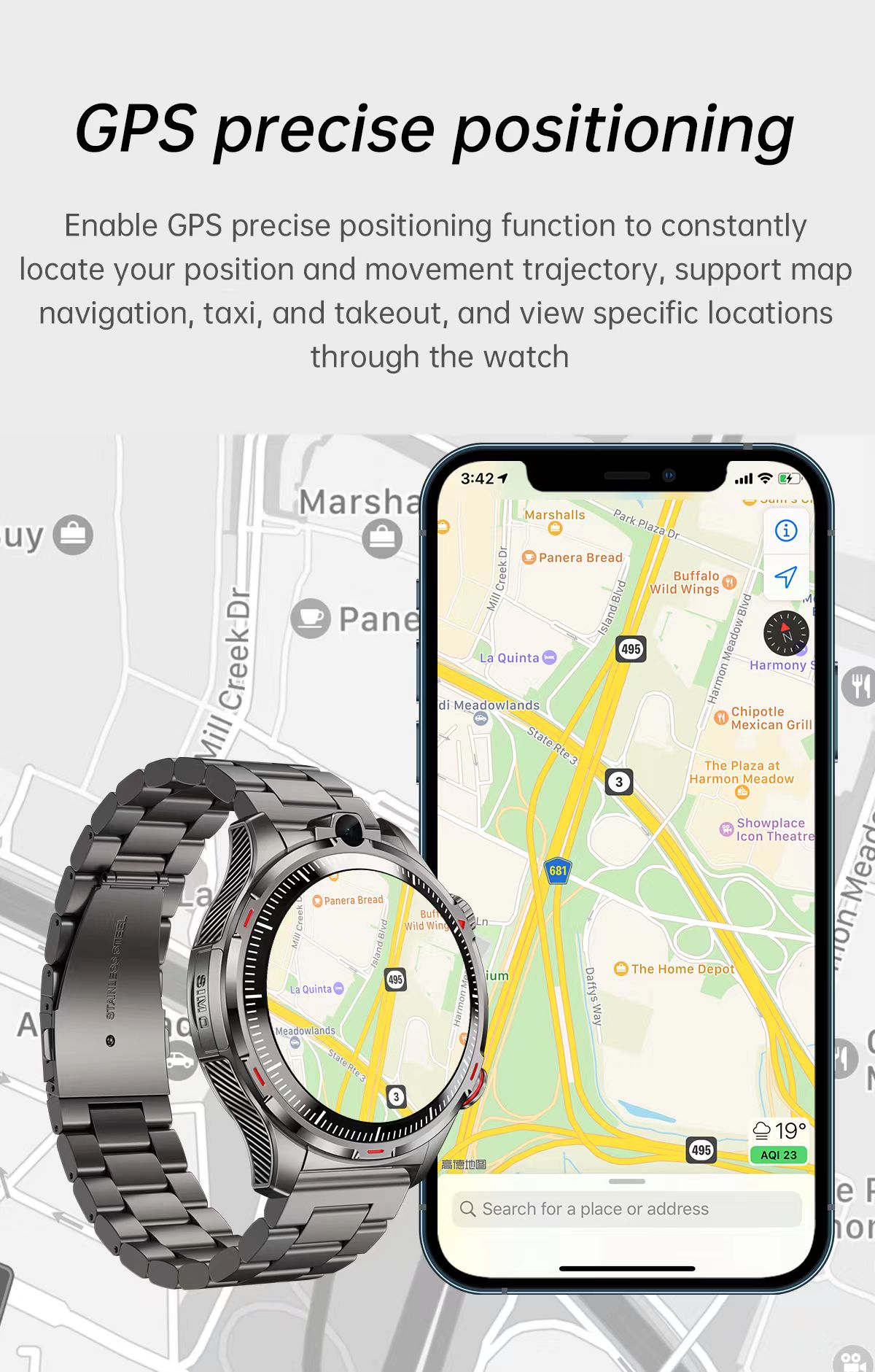 LW12 4G Smart Watch 1.43" AMOLED 720mAh Android 8.1