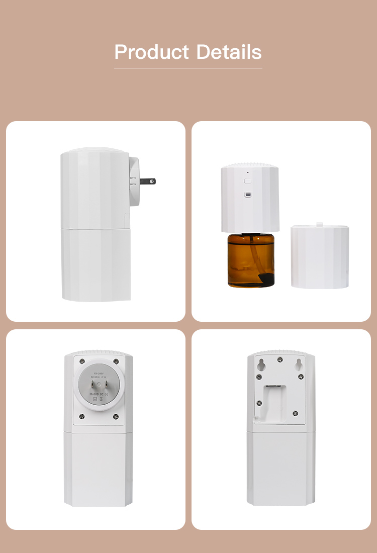 HOMEFISH 130ml Wall Plug Essential Oil Diffuser OEM ODM