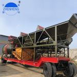 75m3/Hr Mobile Concrete Batching Plant YHZM75 Concrete Mixng Plant