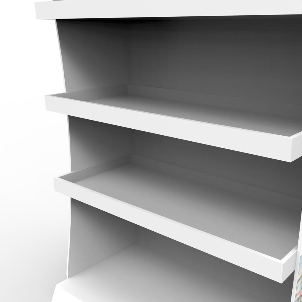 6 Layer Cosmetic Display Stand Wood Pharmacy Display Stand For Health Care Products