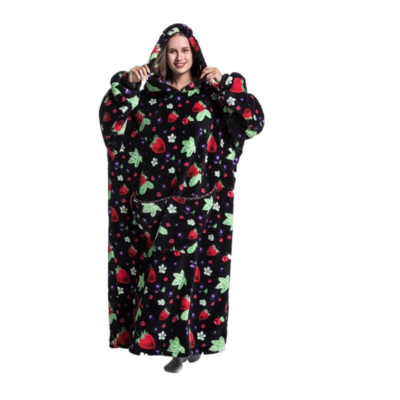 Colorful Full Length Blanket Hoodie