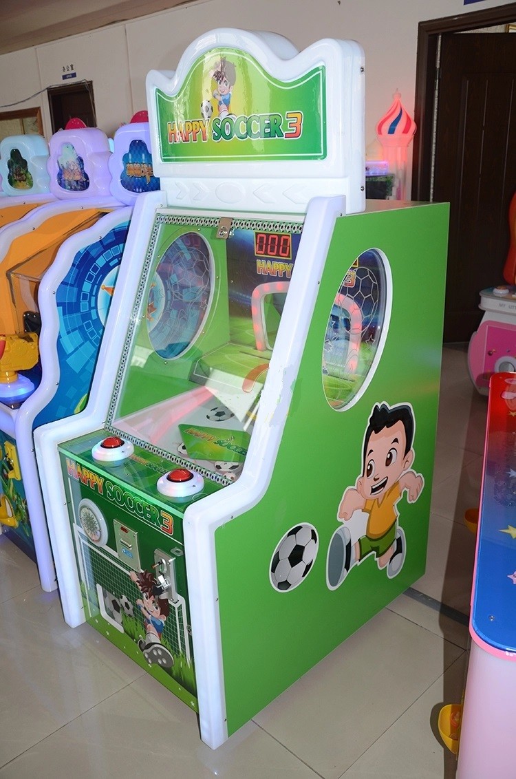 Happy Football / Soccer Video Shooting Arcade Game Machine For Playground