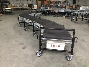 China Flexible Motorized Rubber Coated Roller Conveyor wholesale