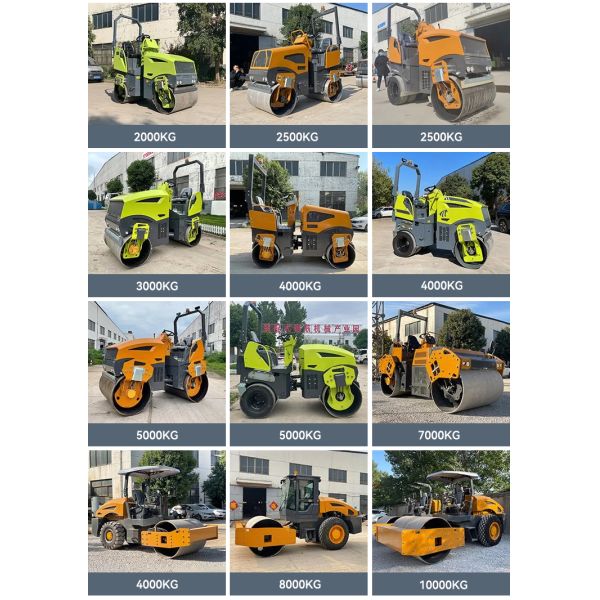 1 Ton 3 Ton 5 Ton diesel Road Roller Double Drum Roller Compactor Road Roller