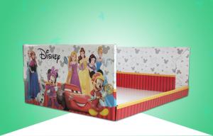 China Stackup Heavy Duty Cardboard Display Trays / PDQ Trays Under Disney Brand for Selling Battery Lamp wholesale