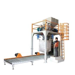 China Flour Cereal Jumbo Bagging Machine Automation Bulk Bag Filling Station wholesale