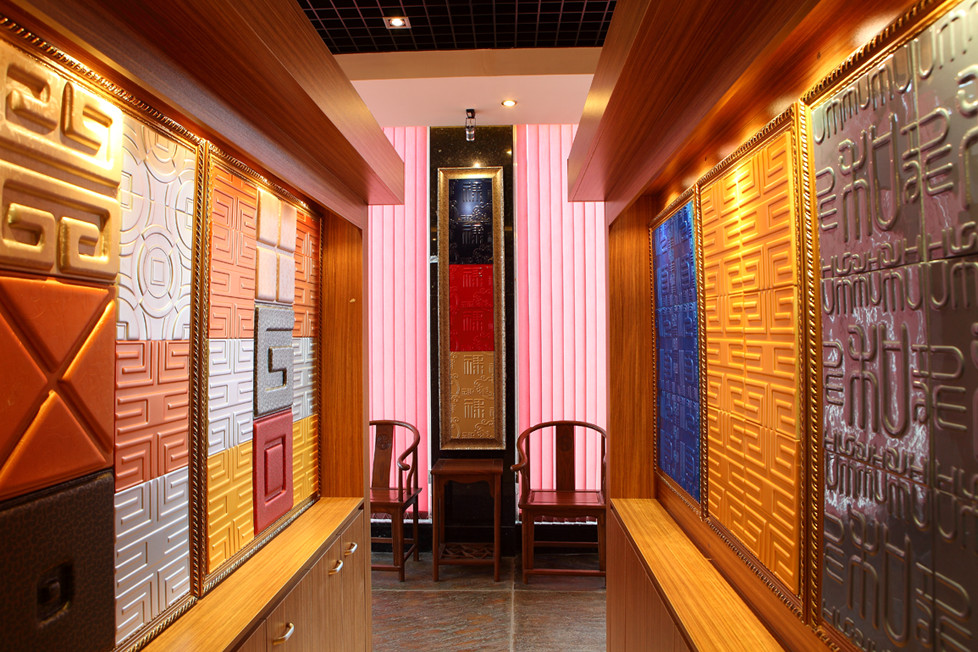 Inner Decorative Fibreboard Wall Panels Environmental Friendly Colourful Cloth Surface
