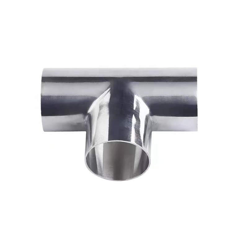 1/4''-4.0'' Size Sanitary Welding Tee Connector Pipe for Industrial SS304/316 Material