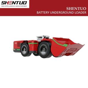 China Shentuo SL14 Battery 6cbm 14ton Underground Loader New Energy Battery Underground Mining Wheel Loader wholesale