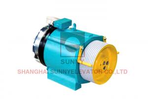 China Elevator Traction Machine Elevator Spare Parts 240mm Sheave Diameter Blue wholesale