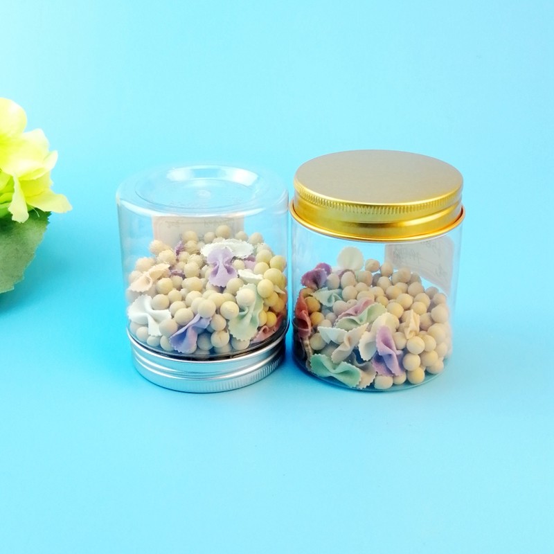 190ml 6.5oz Airtight Plastic Food Cans With Aluminum Screw Cap