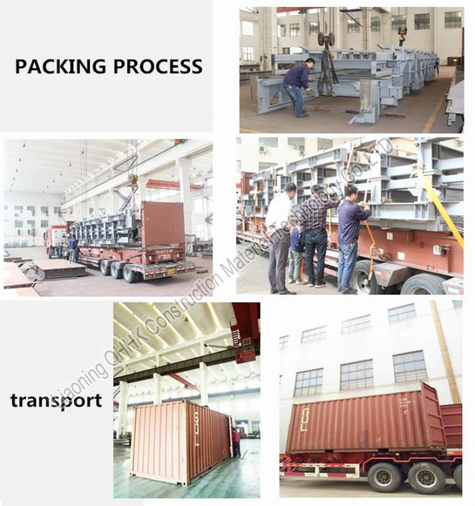 welding fabrication large steel structure weld h beam