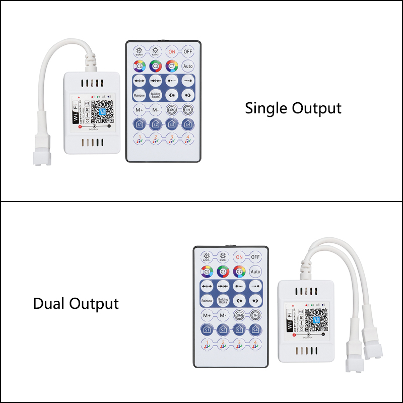 DC 5V Intelligent Magic Color LED Controller Wifi APP Control With 2.4G RF Wireless