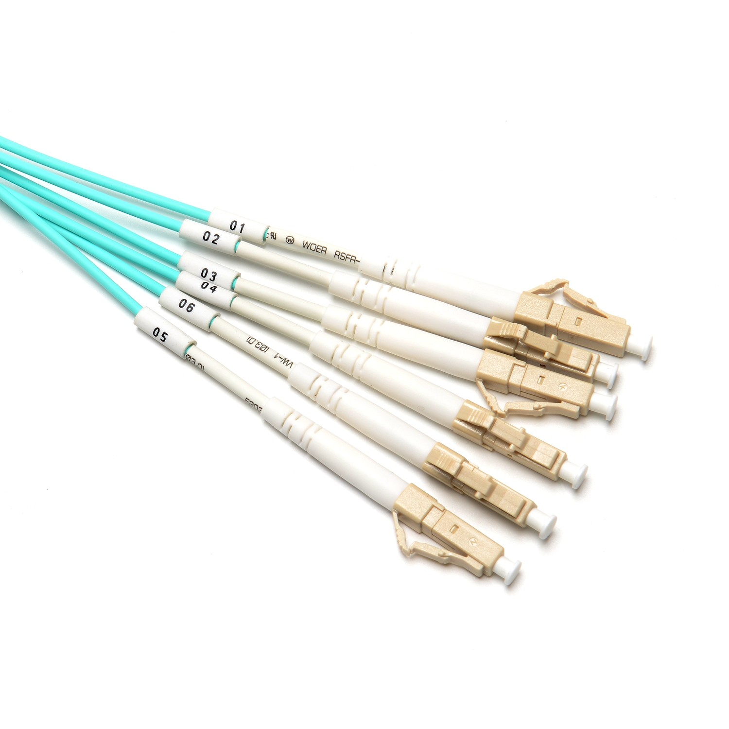 Lc Upc-Lc Upc Fiber Optic Patch Cord Simplex 6 Core Customized Length