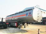 45000 Litres Water Palm Oil Fuel Tanker Semi Trailer By Carbon Steel