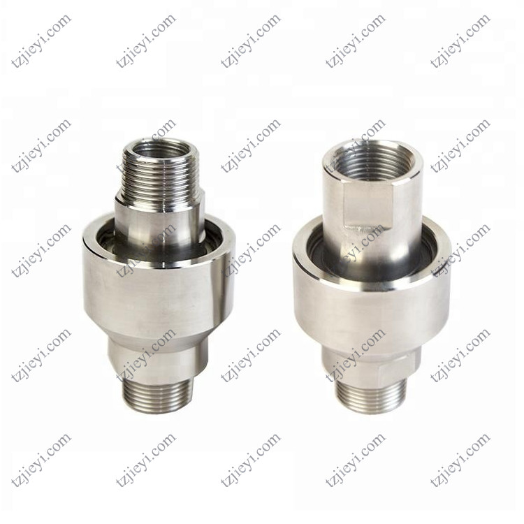 Stainless steel 304 high pressure swivel joint for hydraulic oil and water BSP threaded connection
