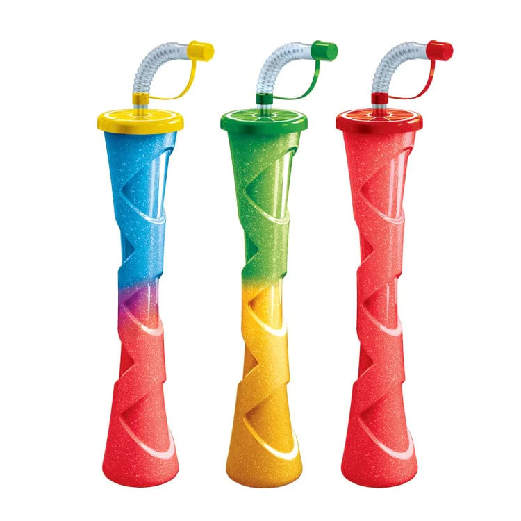 Extra Large PET Party Yard Cups For Slush Alcoholic Beverage And Soft Drinks