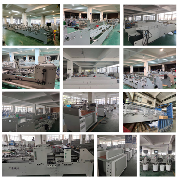 CQT1500 Corrugated Box Folder Gluer Side Pasting for Speed Automatic Folding and Gluing