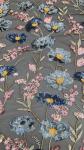 49 Inches Width Floral Sequin Embroidered Fabric Medium Durability