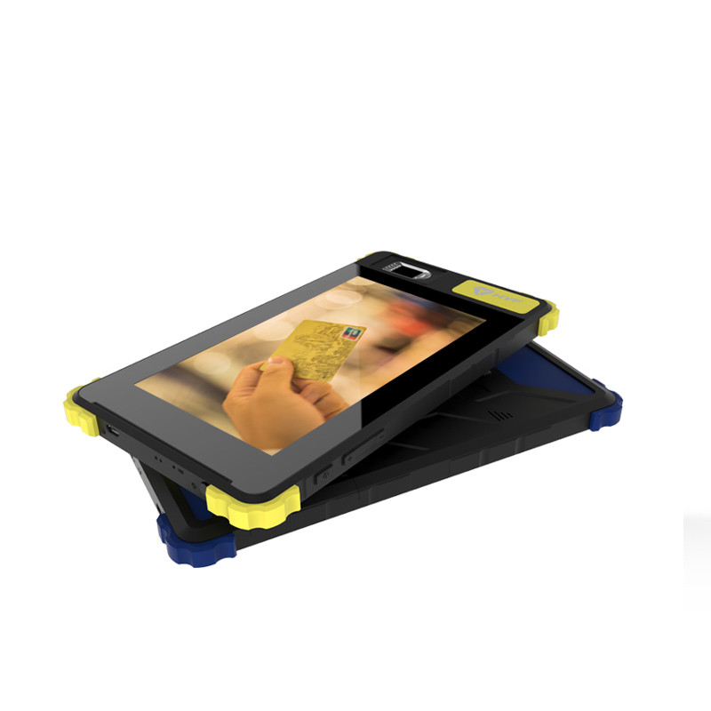 Android Handheld Biometric Device 3GB 32GB NFC Fingerprint Barcode Scanner Mobile Computer