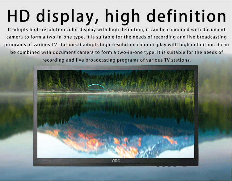 TS2200 Dual Screen Studio Teleprompter for Laptop Private Mold Live Sports Application