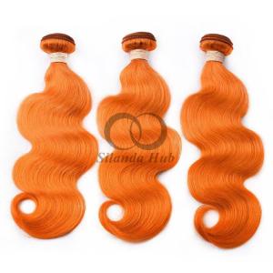 China Orange Body Wave Remy Human Hair Bundles Sew In Weave Bundles Brazilian Bundle Deals wholesale