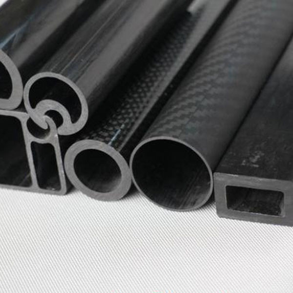 CFK Rohre Carbon Fibre Pole Pull Winding / Braided 1000mm Length
