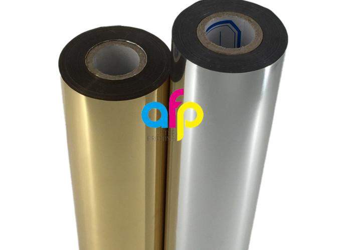 Gold / Silver Hot Foil , Custom Size Stamping / Printing Holographic Pet Film