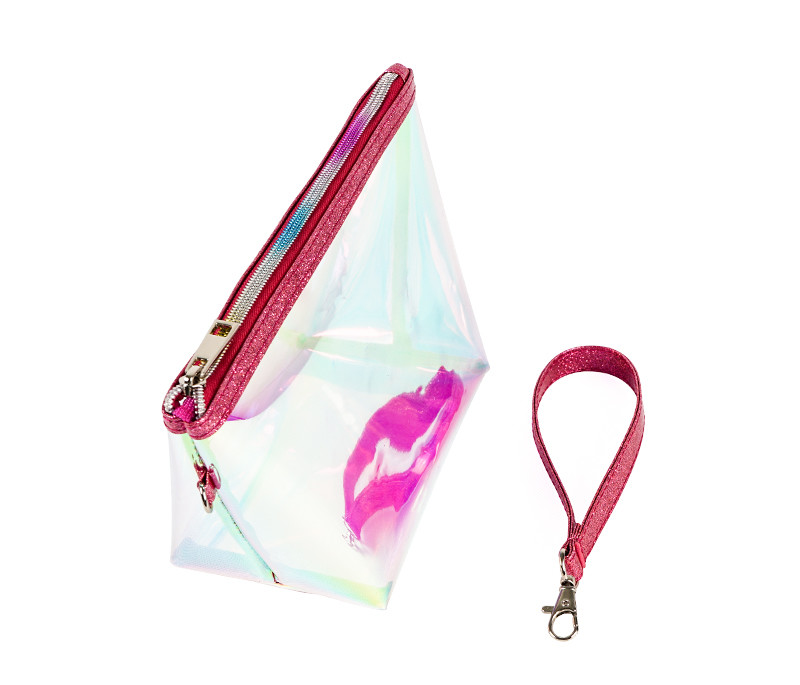 Clear Toiletry Hologram Clutch TPU Cosmetic Bag