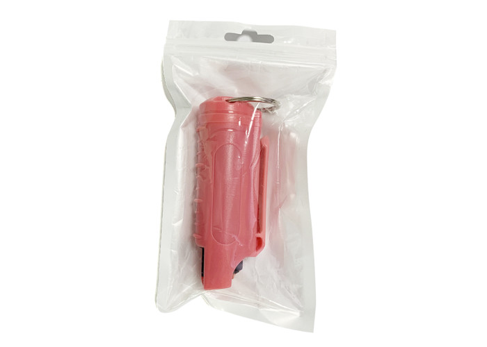 Colorful 3.5*95mm 20ML Pepper Spray Alarm Keychain With Quick Release