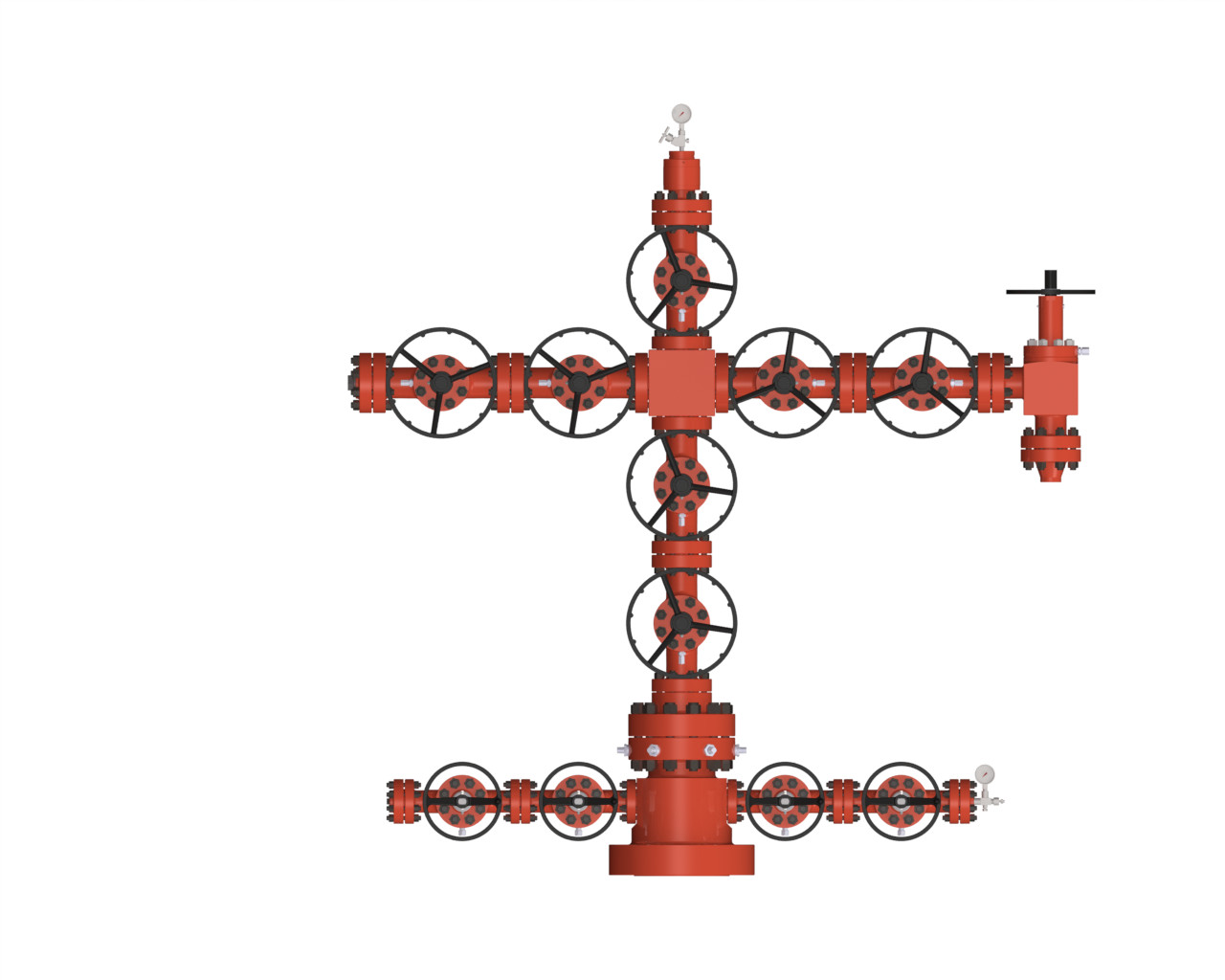 AA-HH Oil Gas Wellhead Equipment Tubing Head Christmas Tree