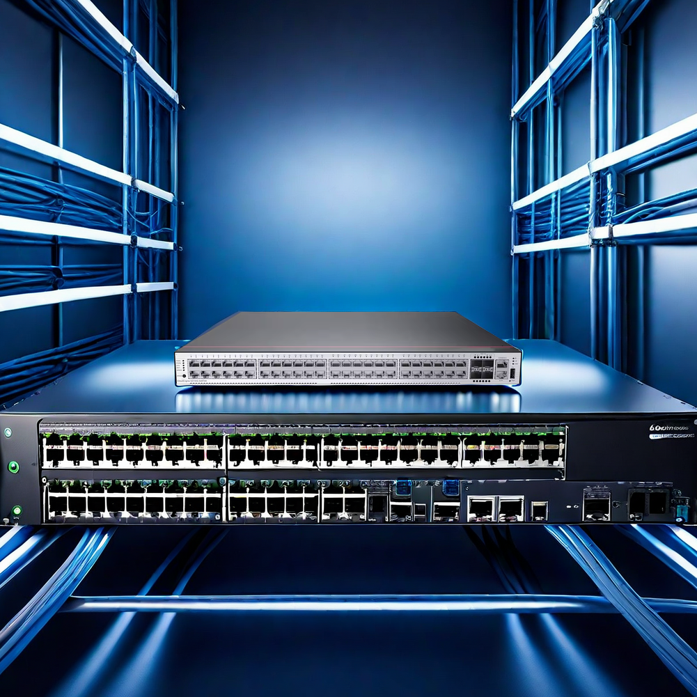 48 Port 25GE SFP28 Data Center Switch With 6 X 40/100GE QSFP28 CE6863H-48S6CQ For Speed Data Transfer and Data Processing