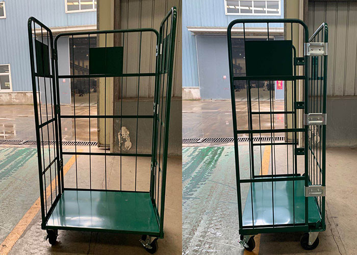 OEM Mobile Storage Roll Cage Pallets Containers Trolley
