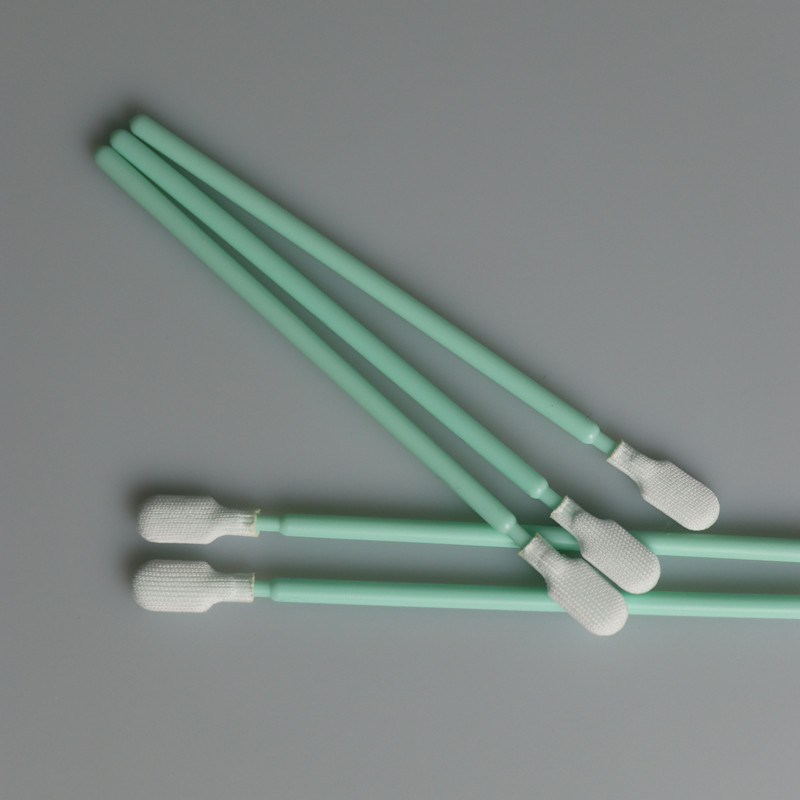 Dacron Round Head Swabs For Industrial Cleanroom Dustless Polyester Swabs
