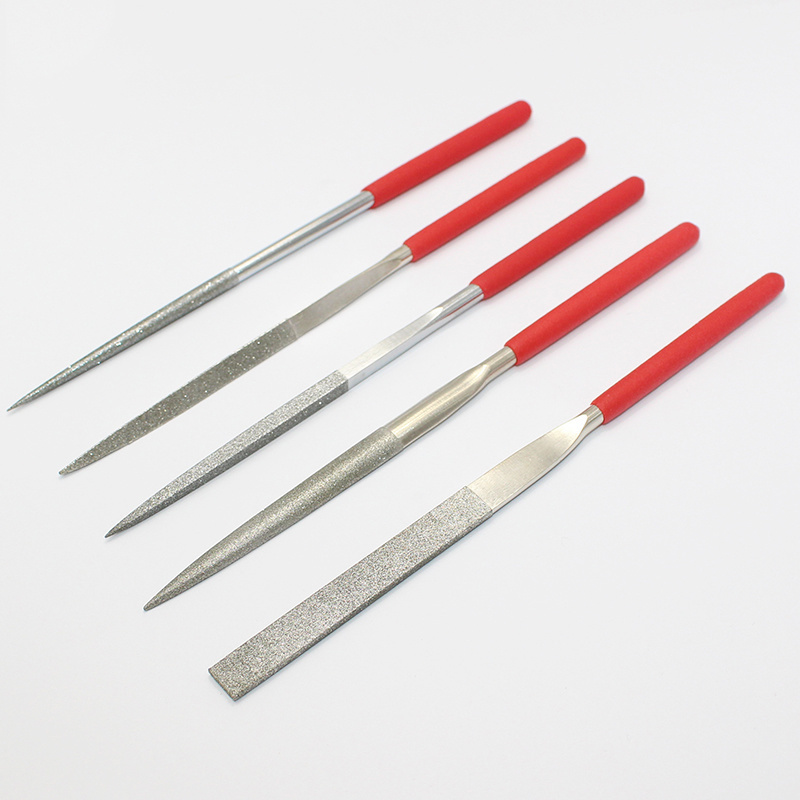 Set of 10 160X4mm Diamond Mini Needle File Set for Metal Jeweler Wood Carving Craft