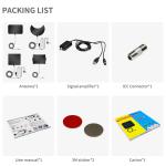 Aluminum Plastic High Gain 360 Degree Uhf 4k Dvb T2 Temote Control Outdoor Hd Tv