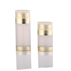China Double Chamber Plastic Cosmetic Containers ODM 60ml Vacuum Cosmetic Bottle wholesale