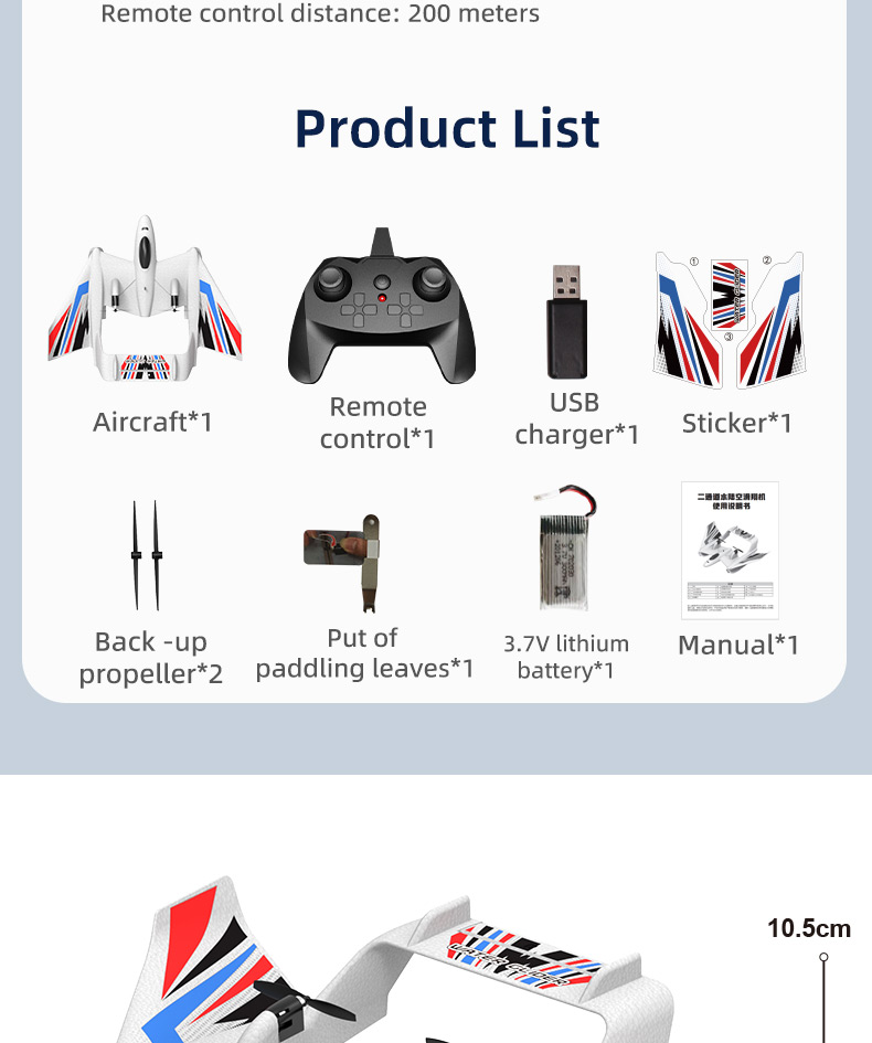 Amphibious 2.4ghz Gyroscope Glider RC Hydroplane Plane Toys Bm21 Electric Foam Rc Airplane for Children 5 to 7 Years Old