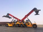 Wharfs / Storage Yards Reach Lift Forklift , Reach Fork Truck Anti Collision