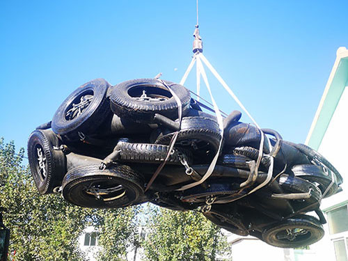 Integral Forming Floating Pneumatic Rubber Fenders Withstand High Pressure 80KPa